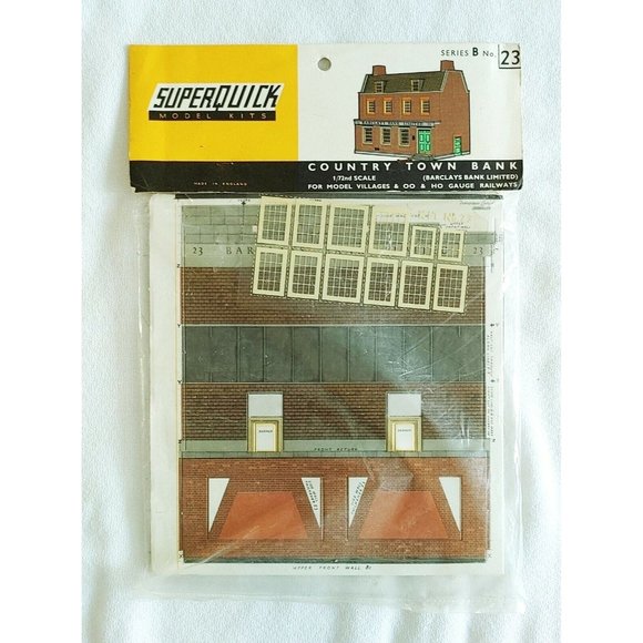 Superquick Country Town Bank. Series B. No. 23. OO/HO - Picture 1 of 3